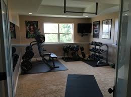 Craigslist scores, new deliveries, etc. Best Home Gym Flooring Over Carpet Design Gym Room At Home Workout Room Home Home Gym Design