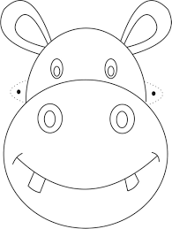Hippo Mask Printable Coloring Page For Kids Hippo Mask Printable Coloring Page For Kids Animal Masks For Kids Animal Mask Templates Animal Templates