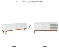 Made from rich, durable hardwood, joybird's media consoles and cabinets are the perfect solution when you need storage space but don't want to sacrifice style or quality. Daily Find West Elm Modern Media Console Copycatchic