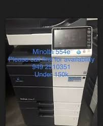 Help comes in many forms. Konica Minolta Bizhub C554e Color Copier Printer Scanner Low Meter Ebay