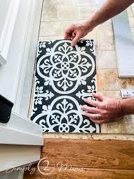 Linoleum flooring and vinyl flooring often get mistaken for each other by homeowners who are linoleum tiles are becoming more widely available, and they can usually be installed with adhesive. How To Install Peel And Stick Vinyl Tile Over Linoleum Simply2moms