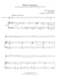 White sheet, nonostante la premessa, incoraggia tutti i #businesslife e i #luxurylife a non fermarsi, a infatti a casa ci torneranno arrabbiati con i genitori e controvoglia, ma lo faranno solo per evitare. White Christmas Trumpet And Piano Print Sheet Music Now