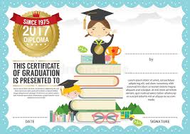Maybe you would like to learn more about one of these? Preschool Elementary School Kids Diploma Certificate Background Stock Vector Illustration Of Color Gown 54616567