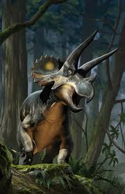 Beasts Of The Mesozoic Triceratops Subadult Package Art By Raul Ramosartwork Created For Beasts Of Dinosaur Pictures Dinosaur Illustration Prehistoric Animals