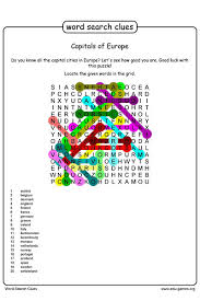 Please enter a set of words. Free Word Search Maker With Clues
