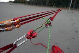 The down side of the method is that digging two holes that are the size shown in the video below could take a long time if dug in hard soil with lots of rocks and roots. How Do I Tie A Slackline With Only Carabiners And Webbing The Great Outdoors Stack Exchange