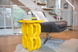 The buildings are from various holiday sets, the medieval market and harry potter sets. These Side Tables Made Of Legos Are A Stride In Furniture Innovation Cottages Gardens