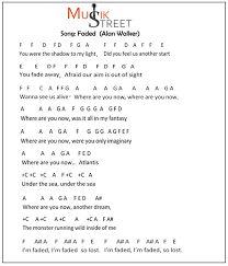 Keyboard Notes Of Song Faded By Alan Walker Piano Notes Songs Piano Sheet Music Letters Easy Piano Songs
