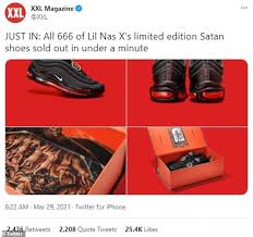 Because the shoes in question are nike air max 97s, readers asked snopes whether the brand nike was partnering with lil nas x to create the satan indeed, while internet users can locate satan shoes at satan.shoes, they can also find jesus shoes at jesus.shoes (but those are sold out). Hmgaxmv9amnyum