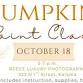 Pumpkin Paint Class event image