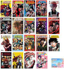 My Hero Academia Manga Series ( Vol 1 - 23 ) Collection 23 Books Set By  Kohei Horikoshi With Original Sticky Notes: Amazon.com: Books