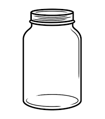 Mason Jar Outline Svg Drawing Printable Vector Jars Marvelous Picture Concept 43 Mason Jar Picture Colored Mason Jars Mason Jar Diy