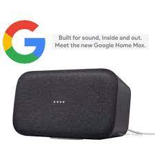 Google Home Max Charcoal Black Multiroom Wifi Smart Speaker Wngoga223us Powered By The Google Assistant You Can Control Com Google Home Smart Speaker Google