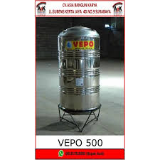 Dengan komposisi 18%, kromium, 8% nikel dan tidak mengandung bahan berbahaya seperti merkuri dan zinc, bahan kami terjamin aman bagi kesehatan anda, tangki air anda juga 100% bebas lumut. Jual Tangki Air Tandon Air Stainless Steel Vepo 500 L Asia Bangun Karya