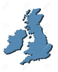 Politische landkarte der europäischen länder. 3d Umriss Von Grossbritannien Und Irland In Blau Lizenzfreie Fotos Bilder Und Stock Fotografie Image 6789718