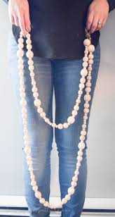 Simple Farmhouse Decor How To Make Your Own Wood Bead Garland Wood Bead Garland Wooden Bead Garland Diy Farmhouse Decor