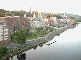 A farmer and seaman represents the work that people did in early times. Augusta Maine Wikipedia