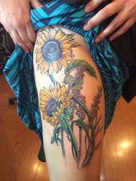 Lavender And Sunflower Tattoo Lavender Tattoo Sunflower Tattoo Sunflower Tattoos