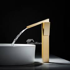 waterfall unique bathroom sink faucets