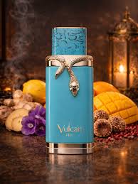 Vulcan Feu EDP 100ml Unisex Perfume #frenchavenue main accords:- tropical  fruity sweet citrus fresh woody fresh spicy aromatic amber terpenic  Fragrance notes in detail:- Top notes are Mango, Lemon, Ginger. Middle notes