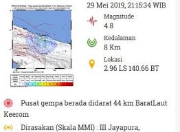 Umumnya gempa ini menyebabkan kerusakan yang cukup besar dan getarannya. Gempa Bumi Dangkal 4 8 Sr Guncang Keerom Papua Terasa Hingga Jayapura Bagian 1