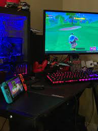 I Sit In Front Of My Desk For Hours And Dont Even Realize It Do I Have A Problem Game Room Design Gamer Setup Gamer Room