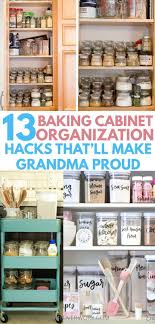 Always Have A Hard Time With How To Organize My Kitchen Cabinets D Baking Supplies Organization Kitchen Cabinets Storage Organizers Kitchen Hacks Organization