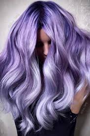 Pair this gorgeous purple hair color with a black turtleneck and pearl earrings. 75 Tempting And Attractive Purple Hair Looks Lovehairstyles Com