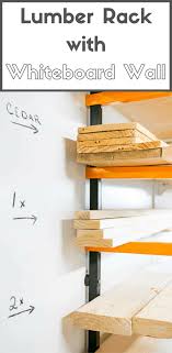 Here is how you make a custom sized whiteboard (dry erase board) for less than 15.00 Lumber Rack With Whiteboard Wall The Handyman S Daughter