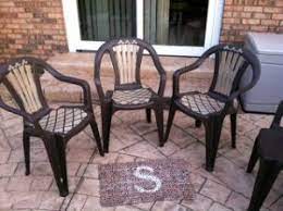 Our selection also includes beautiful outdoor rocking chairs and ottomans to keep you comfortably relaxed on your patio or front porch. Plastic Patio Chair Upgrade Plastic Patio Chairs Patio Furniture Makeover Plastic Patio Furniture