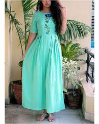 Eco swim by aqua green. Aqua Green Maxi Dress By Label Shivani Vyas The Secret Label