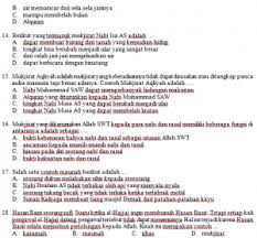 Soal pat akidah akhlak kelas 8. Soal Pat Akidah Akhlak Kelas 7 Semester 2 Serpen