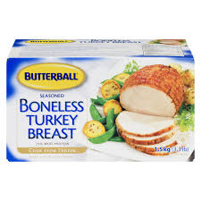 They are typically around 2.5 to 3 lbs. Boneless Turkey Breast Roast Butterball 1 50 Kg Delivery Cornershop By Uber Canada