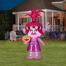 Buy scary halloween inflatables & airblown decorations for your home & yard online. Airblown Inflatable Poppy In Halloween Dress 5ft Tall Walmart Com In 2020 Spooky Halloween Decorations Halloween Decorations Halloween Dress