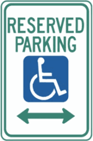 Check spelling or type a new query. Reserved Parking Handicap Signs With Double Arrow