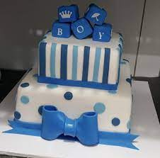 Calumet Bakery Boy Baby Blocks Baby Shower Cake Baby Blocks Baby Shower Baby Shower Cakes Baby Boy Shower