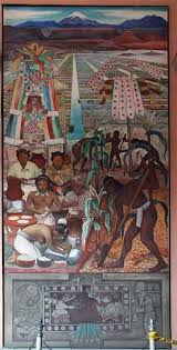 Diego Rivera Mural The Huaxtec Civilization Or Maize Palacio Nacional De Mexico Cultivation And Use Of Corn The Diego Rivera Aztec Art Frida And Diego