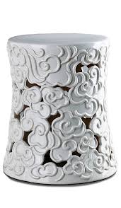 Black And White Garden Stool Garden Stools Side Tables White Cloud So Decorative Over 3 000 Beautiful Limited Production Interior Design Ins Instyle Decor Luxury Home Decor White Decor