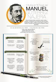Infografia Escritor Manuelgutierreznajera Eliniciocreativo Cuernavaca Escritores Literatura Espanola Arte Y Literatura