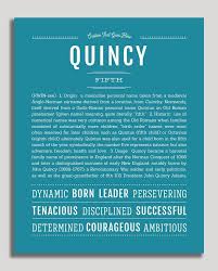 Quincy Male Name Art Print In 2020 Personalized Art Print Classic Names Name Art
