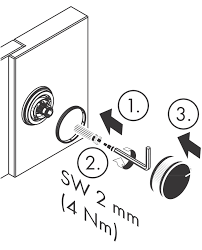 AXOR Edge Shower mixers: two-handle, 2 functions, Chrome, Item No. 46761000