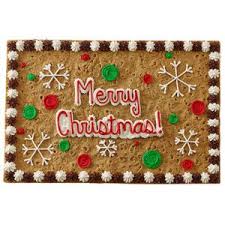 Cookie Cakes Great American Cookies Cookie Cake Designs Cookie Cake Birthday Merry Christmas Snowflakes