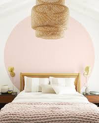 Another rose gold bedroom which is decorated with wallpaper, and this one looks more classic with its vintage floral pattern. Bedroom Colour Ideas Inspiration Benjamin Moore