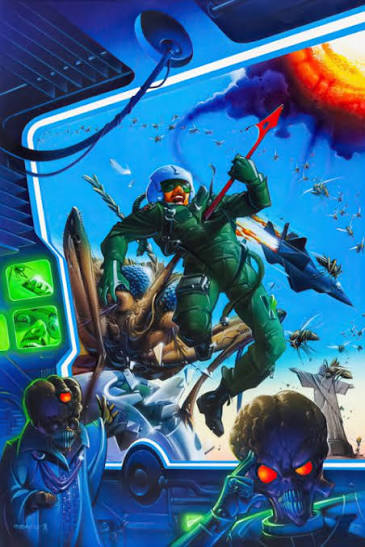 Mars Attacks - The Invasion - Red Planet Gallery - Paintings & Prints,  Fantasy & Mythology, Space Fiction, Aliens - ArtPal