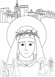 Catholic shopping, religious, religious jewelry, medals, pendants, saints, patron saints, st joan of arc, saint joan of arc, sterling silver, gold. Free St Joan Of Arc Coloring Page