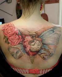Clock tattoo on left back shoulder. 15 Best Clock Tattoo Designs With Images Styles At Life