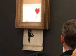 Latest news and photos about the street artist banksy. Banksy Authenticates And Renames His Shredded 1 4 Million Painting Which The Buyer Plans To Keep Artnet News