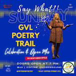 GVL Poetry Trail Celebration at Say What!