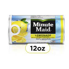 Minute Maid Lemonade Can 12 Fl Oz Walmart Com