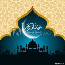 May this holy month bless you and your family with togetherness and happiness and all your good deeds, prayers and devotions get acceptance by allah almighty! Ramadan Kareem A Beautiful Greeting Card With Arabic Calligraphy Meaning Ramadan Kareem Blue Sky Background Buy This Stock Vector And Explore Similar Vectors At Adobe Stock Adobe Stock